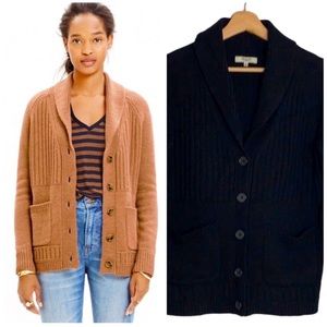 Madewell Wool Shawlcollar Rib Cardigan Sweater